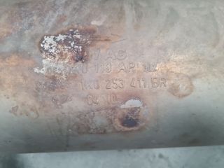 bontott VW GOLF VI Komplett Kipufogó Rendszer