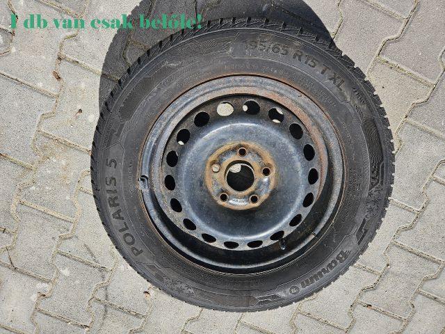 bontott VW GOLF VI Acélfelni Gumival (1 db)