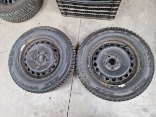 bontott VW GOLF VI Acélfelni Pár Gumival