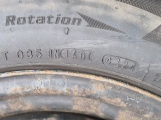 bontott VW GOLF VI Acélfelni Pár Gumival