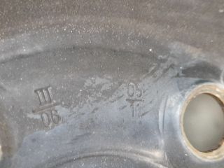 bontott VW GOLF VI Acélfelni Pár Gumival