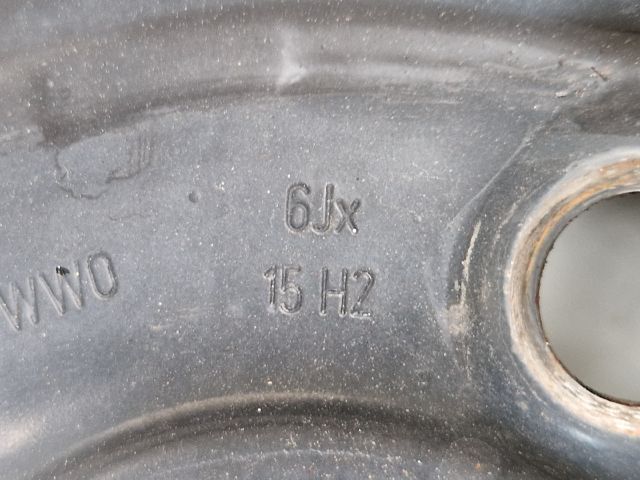 bontott VW GOLF VI Acélfelni Pár Gumival