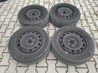 bontott VW GOLF VI Acélfelni Szett Gumival