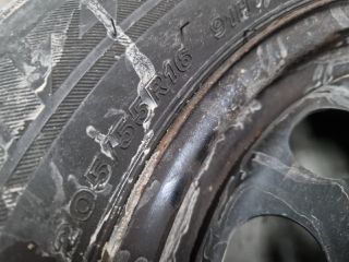 bontott VW GOLF VI Acélfelni Szett Gumival