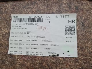 bontott VW GOLF VI Ajtó Kárpit Szett