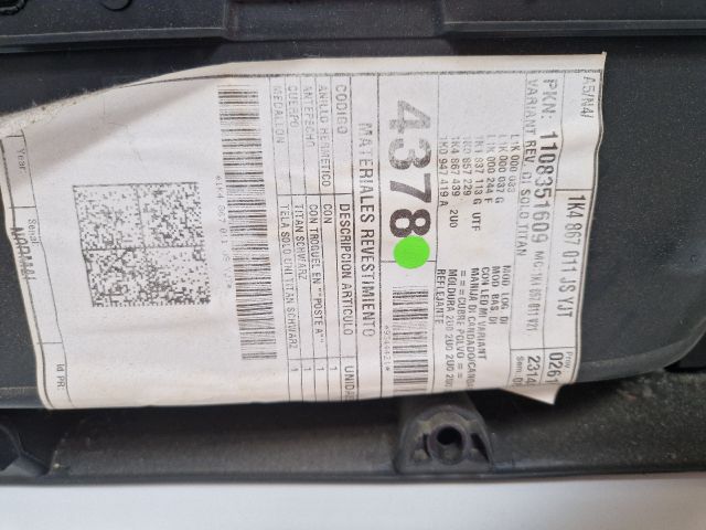 bontott VW GOLF VI Ajtó Kárpit Szett