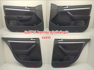 bontott VW GOLF VI Ajtó Kárpit Szett
