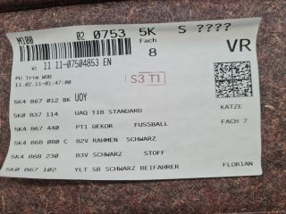 bontott VW GOLF VI Ajtó Kárpit Szett