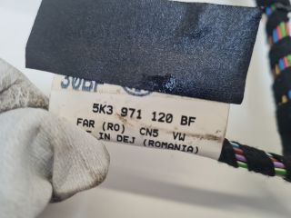 bontott VW GOLF VI Bal első Ajtó Kábelköteg