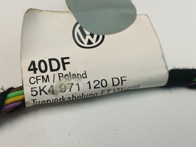 bontott VW GOLF VI Bal első Ajtó Kábelköteg