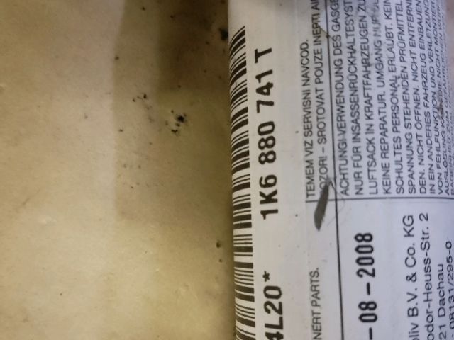 bontott VW GOLF VI Bal első Függöny Légzsák