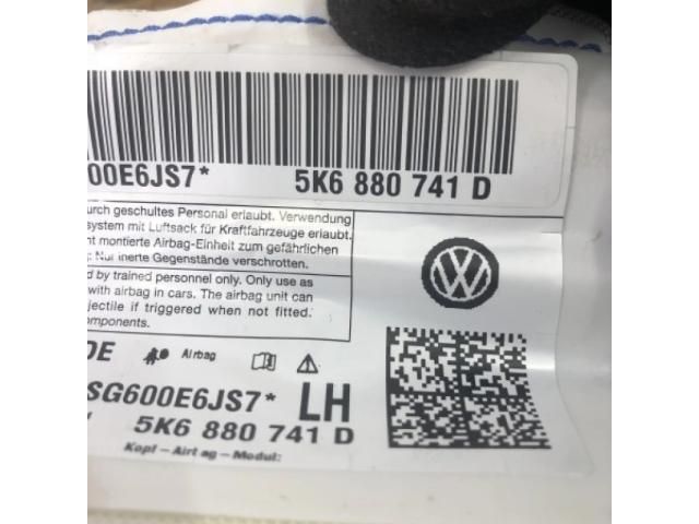 bontott VW GOLF VI Bal Fejlégzsák