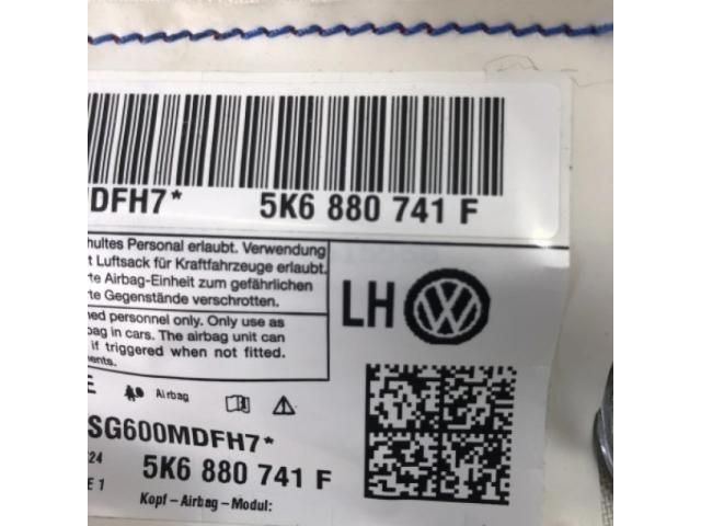 bontott VW GOLF VI Bal Fejlégzsák