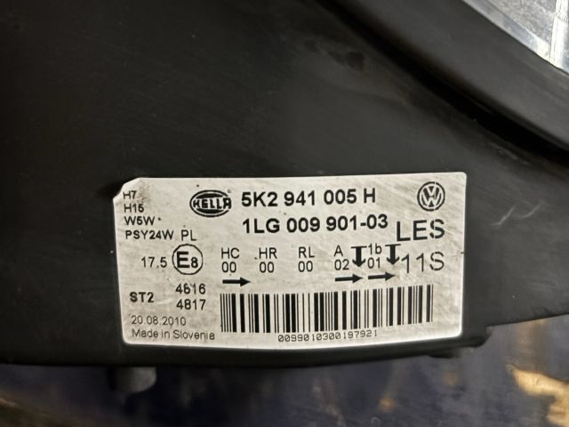 bontott VW GOLF VI Bal Fényszóró