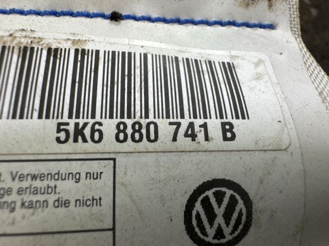 bontott VW GOLF VI Bal Függönylégzsák és Oldallégzsák