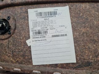 bontott VW GOLF VI Bal hátsó Ajtó Kárpit