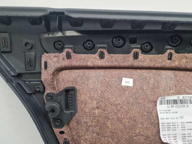 bontott VW GOLF VI Bal hátsó Ajtó Kárpit