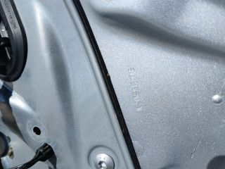 bontott VW GOLF VI Bal hátsó Ajtó (Üres lemez)