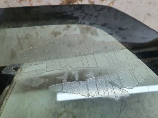 bontott VW GOLF VI Bal hátsó Fixüveg (Ajtóban)