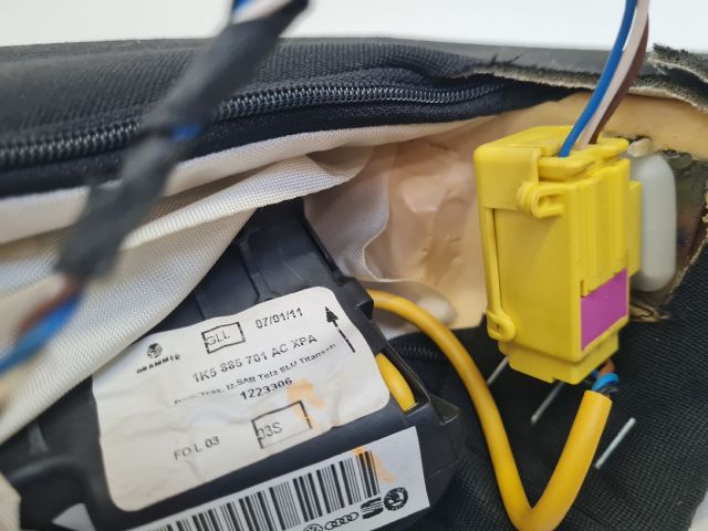 bontott VW GOLF VI Bal hátsó Ülés Légzsák