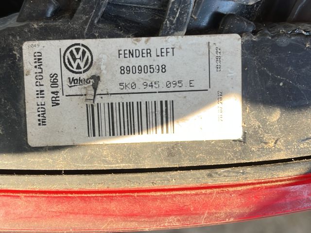 bontott VW GOLF VI Bal Külső Hátsó Lámpa