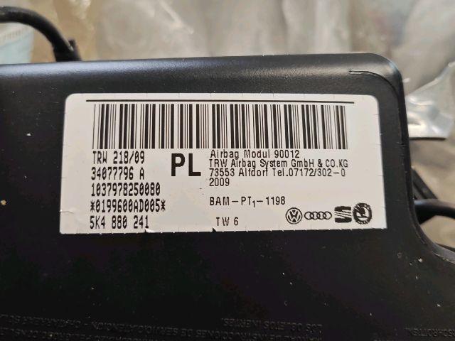 bontott VW GOLF VI Bal Oldallégzsák