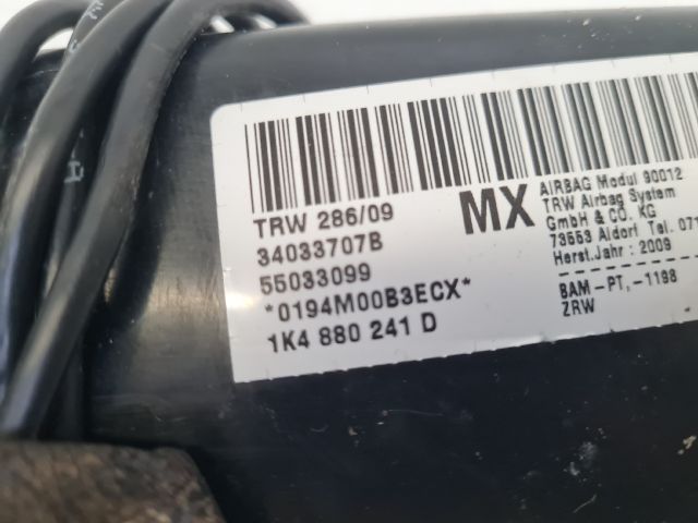 bontott VW GOLF VI Bal Oldallégzsák