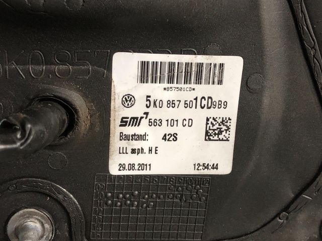 bontott VW GOLF VI Bal Visszapillantó Tükör (Elektromos)