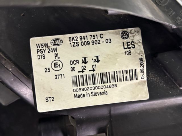 bontott VW GOLF VI Bal Xenon Fényszóró