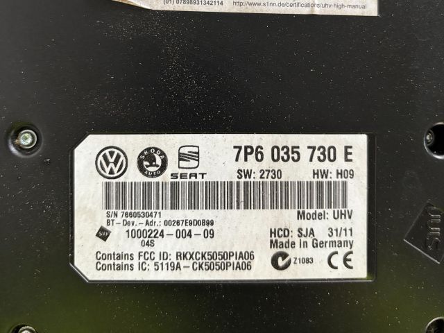 bontott VW GOLF VI Bluetooth Elektronika