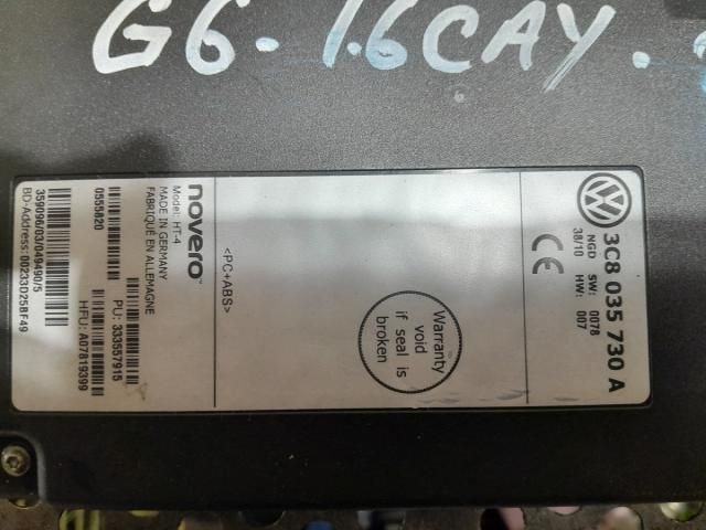 bontott VW GOLF VI Bluetooth Elektronika