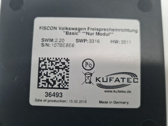 bontott VW GOLF VI Bluetooth Elektronika