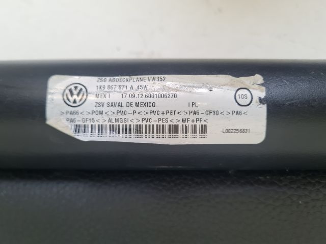 bontott VW GOLF VI Csomagtér Roló