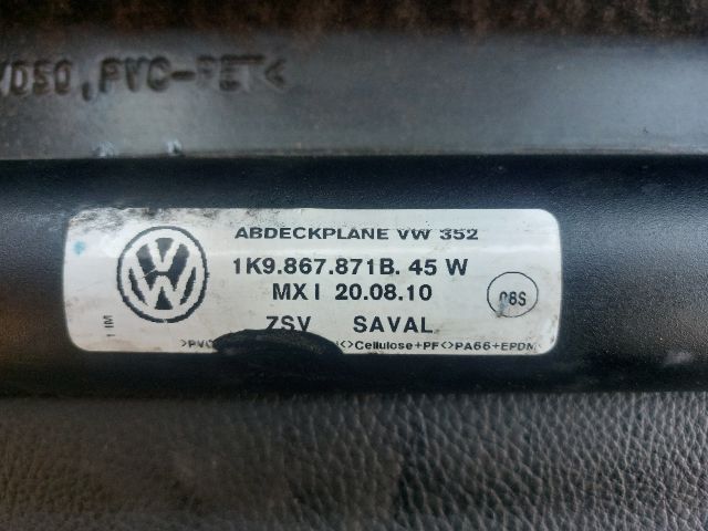 bontott VW GOLF VI Csomagtér Roló