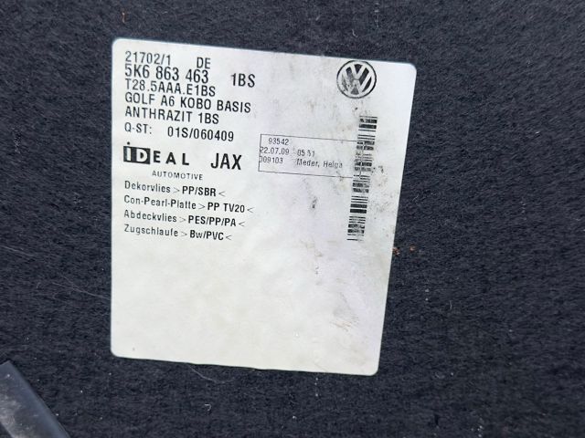 bontott VW GOLF VI Csomagtér Tálca