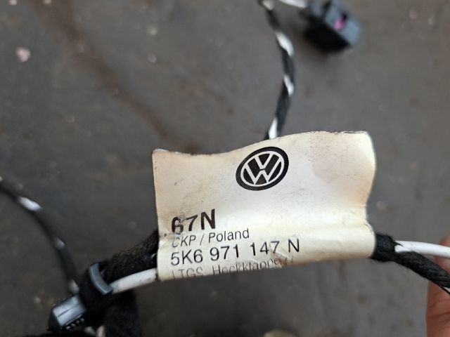 bontott VW GOLF VI Csomagtérajtó Kábelköteg