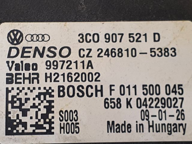 bontott VW GOLF VI Előtét Ellenállás Fűtőmotor