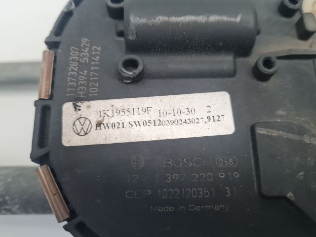 bontott VW GOLF VI Első Ablaktörlő Szerkezet Motorral