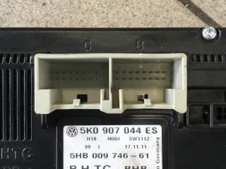 bontott VW GOLF VI Fűtéskapcsoló (digit klímás)