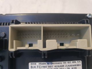 bontott VW GOLF VI Fűtéskapcsoló (manuális klímás)