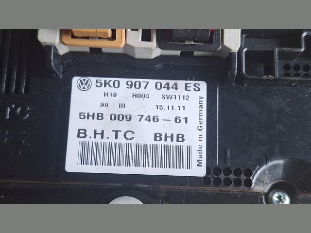 bontott VW GOLF VI Fűtéskapcsoló (manuális klímás)