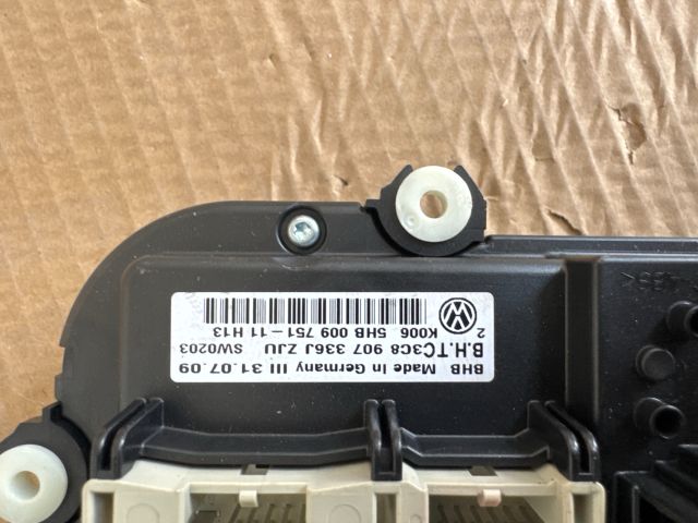 bontott VW GOLF VI Fűtéskapcsoló (manuális klímás)