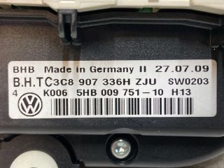bontott VW GOLF VI Fűtéskapcsoló (manuális klímás)