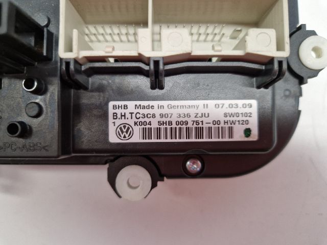 bontott VW GOLF VI Fűtéskapcsoló (manuális klímás)