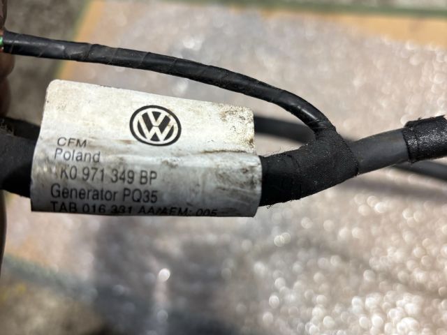 bontott VW GOLF VI Generátor Kábelköteg