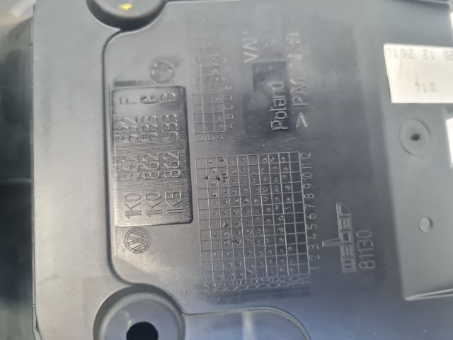 bontott VW GOLF VI Hátsó középső Szellőző