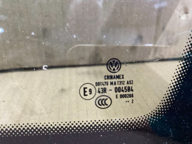 bontott VW GOLF VI Jobb C Oszlop Oldalablak Üveg