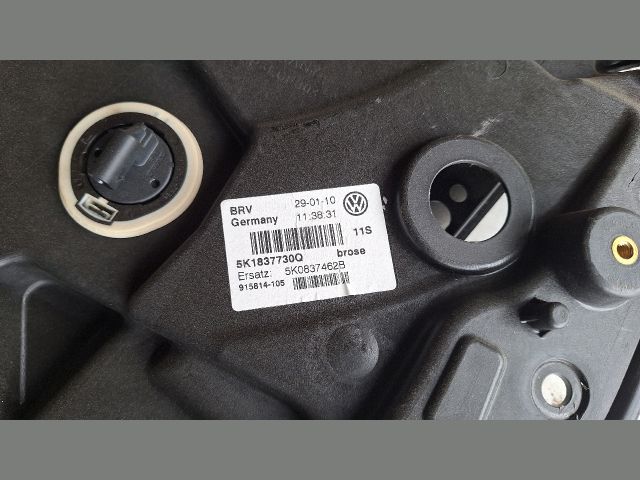bontott VW GOLF VI Jobb első Ablakemelő Szerkezet (Elektromos)