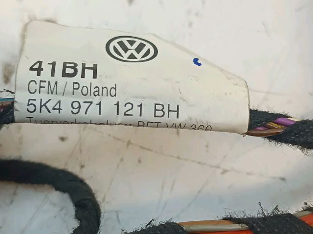 bontott VW GOLF VI Jobb első Ajtó Kábelköteg