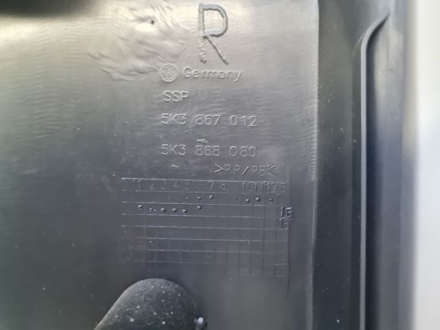 bontott VW GOLF VI Jobb első Ajtó Kárpit